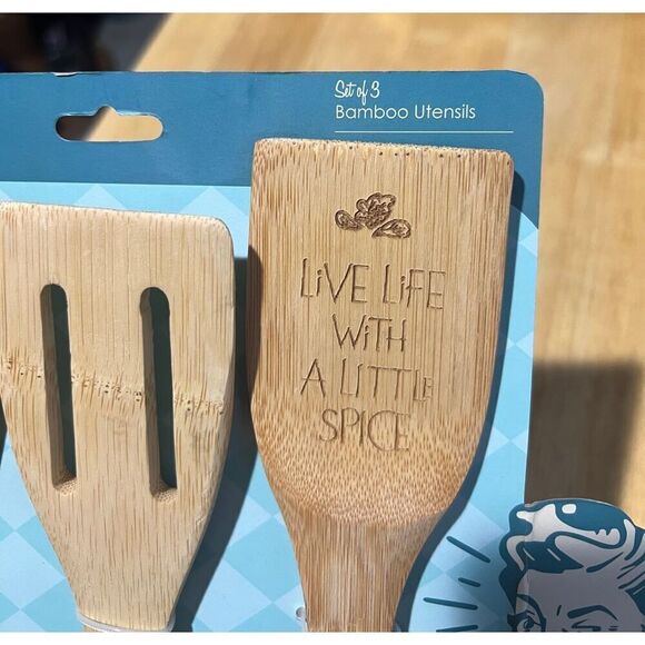 Core Bamboo Utensils Set Of 3 NEW Expressions Collection - Picture 4 of 9